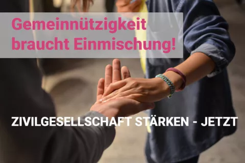 Bild zur Petition: Die Zivilgesellschaft nützt der Gemeinschaft