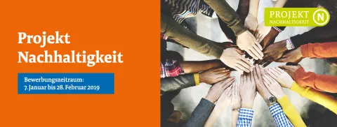 Banner Projekt Nachhaltigkeit 2019