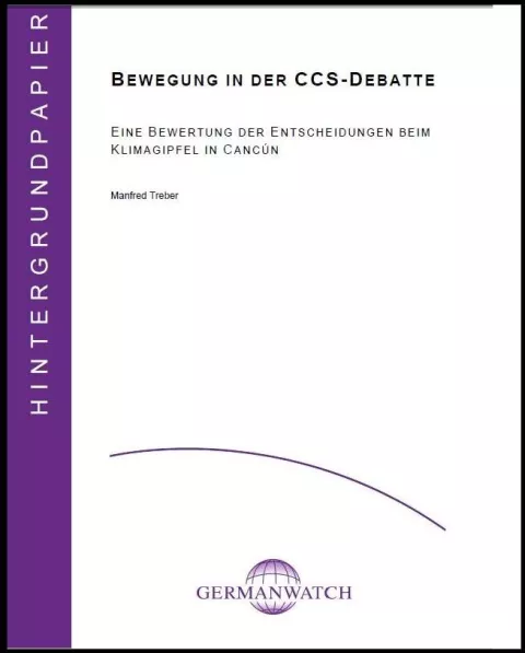Deckblatt: Bewegung in der CCS Debatte Deckblatt: Bewegung in der CCS Debatte