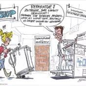 Weitblick 1/2017: Karikatur Reparatur